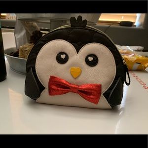 Betsey Johnson Penguin Makeup Bag